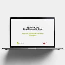 Elternabende: Präsentation (in PDF) Suchtprävention für Elternabende